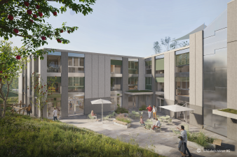 Wohn- und Gewerbeüberbauung, Le Mont-sur-Lausanne VD